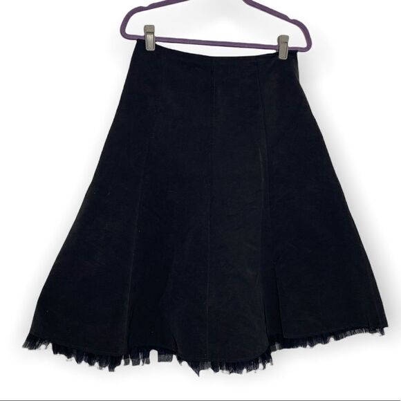 Karen Millen Black Tulle A-Line Skirt Size 10 | Full Knee-Length - Picture 4 of 9